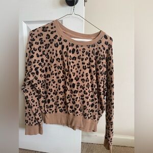 J. Crew Leopard Sweatshirt
